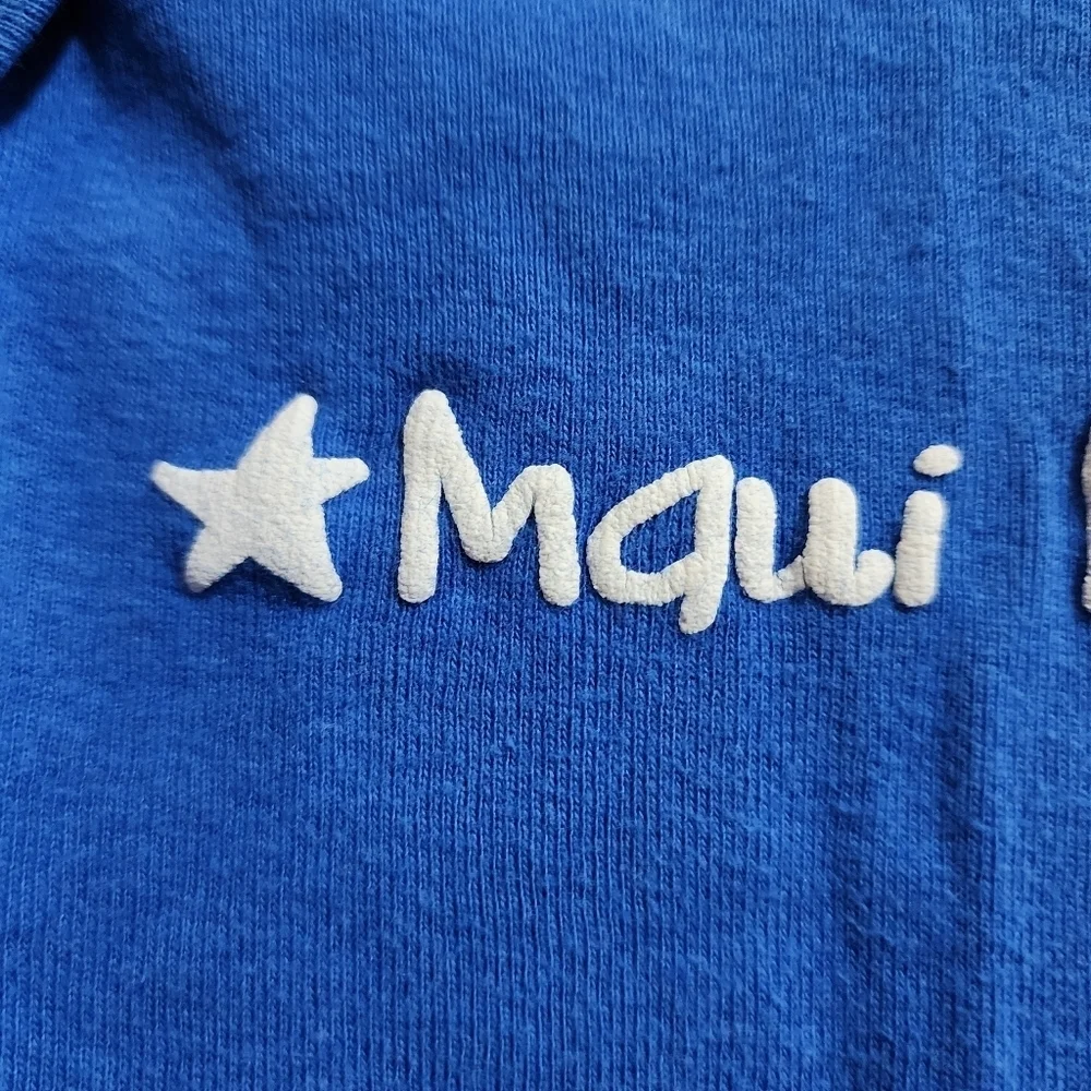 Blue Maui Hawaii beach bum onesie Size 12 months